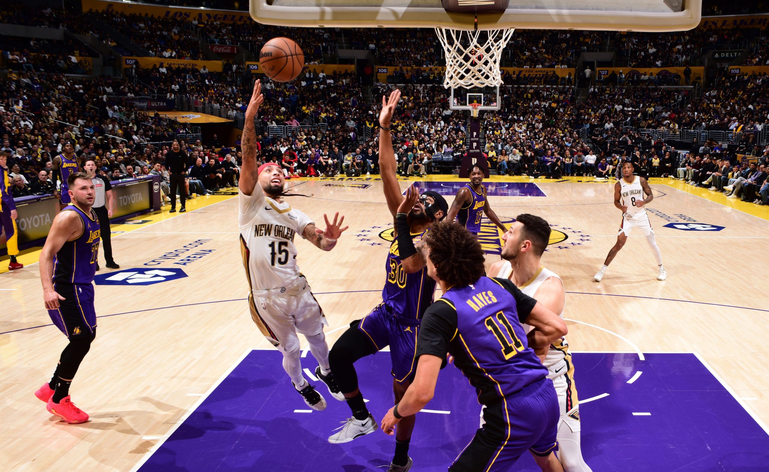 Jose Alvarado, de New Orleans Pelicans, es uno de los jugadores más bajos de la NBA.