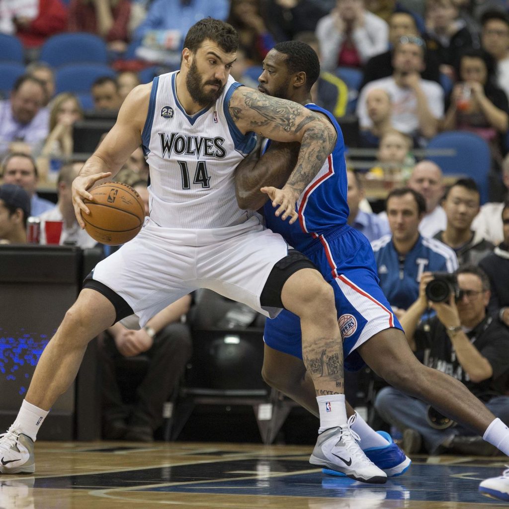 Nikola Pekovic, 140 kilogramos, uno de los jugadores más pesados en la historia de la NBA.