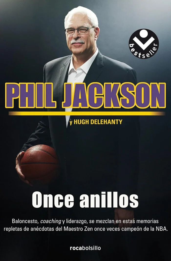 Portada de "Once anillos" de Phil Jackson.