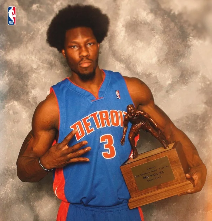 Ben Wallace, jugador con más premios Defensor del Año, con cuatro.