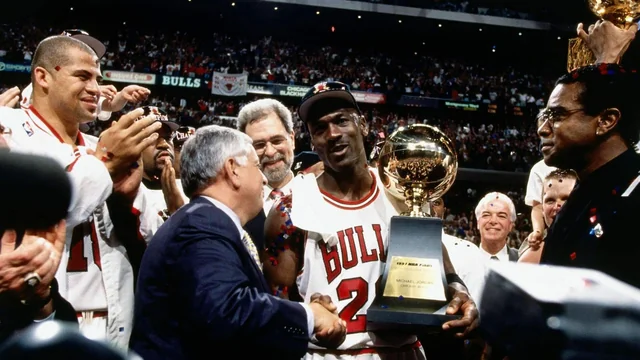 Michael Jordan, el jugador con más MVP de las Finales, con seis.